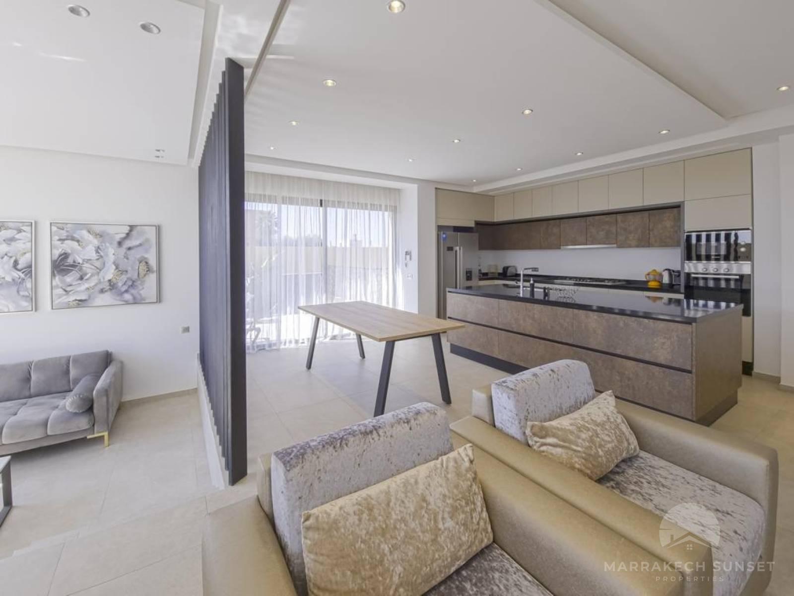 Beautiful Furnished Villa for Long-Term Rent in Amelkis Golf Residence, Marrakech