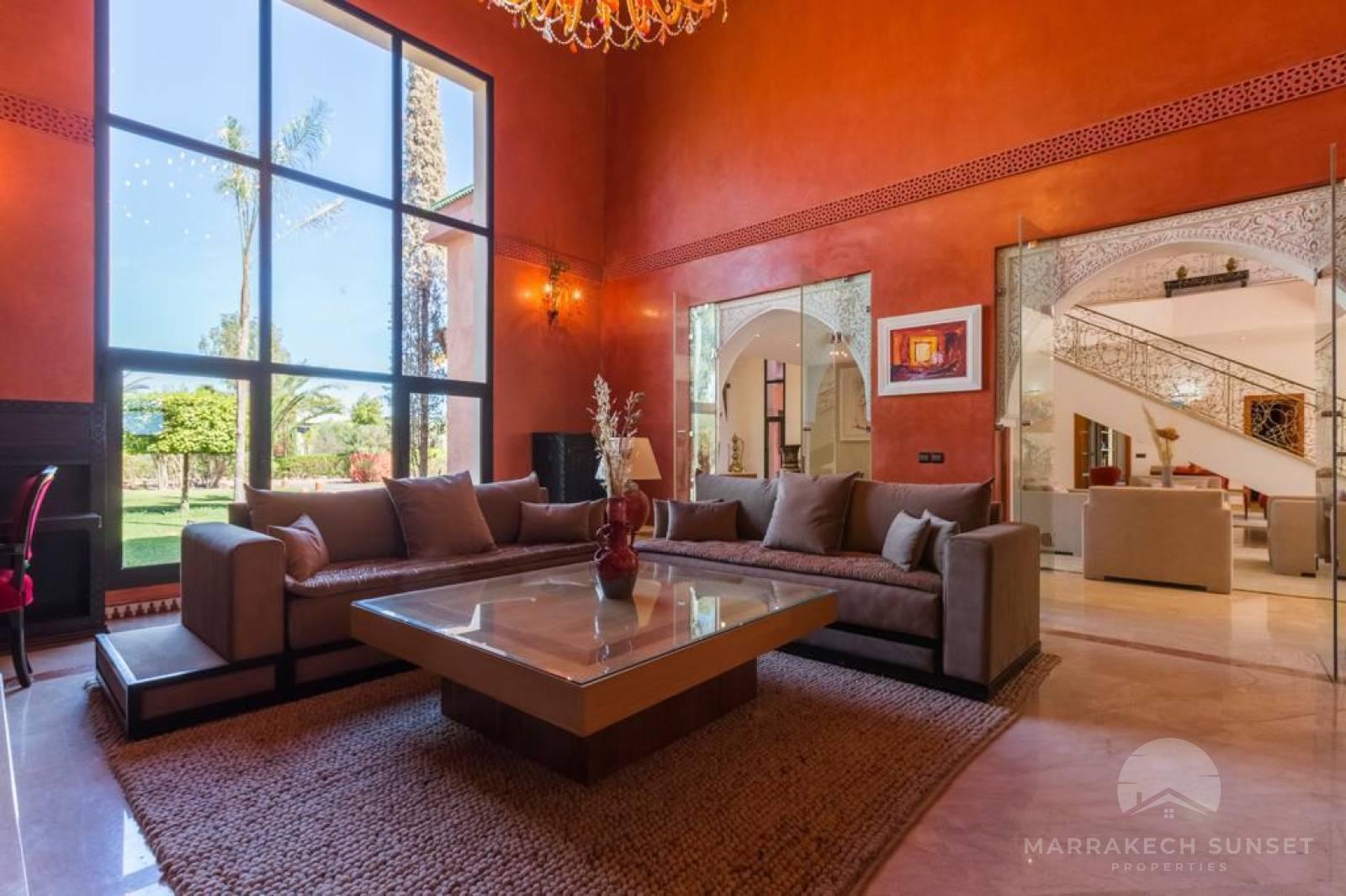 Luxury 7-bedroom villa for rent with amazing views Marrakech