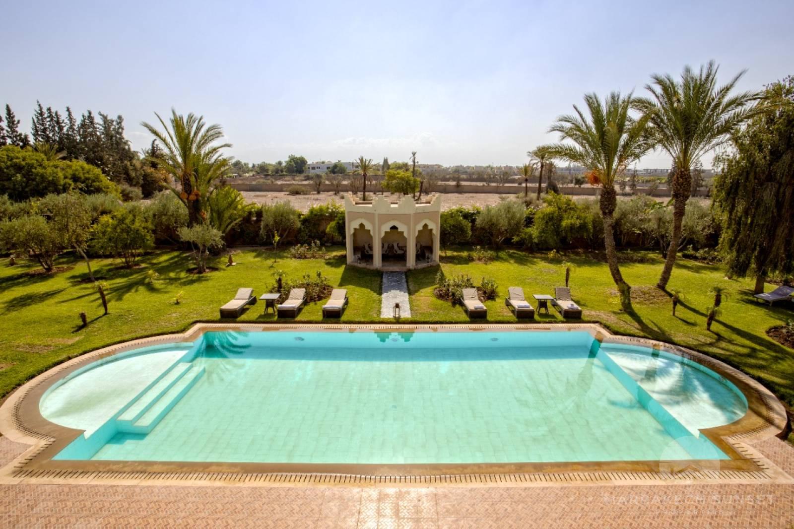 Luxury Moroccan Guest House for sale with Panoramic Atlas Views