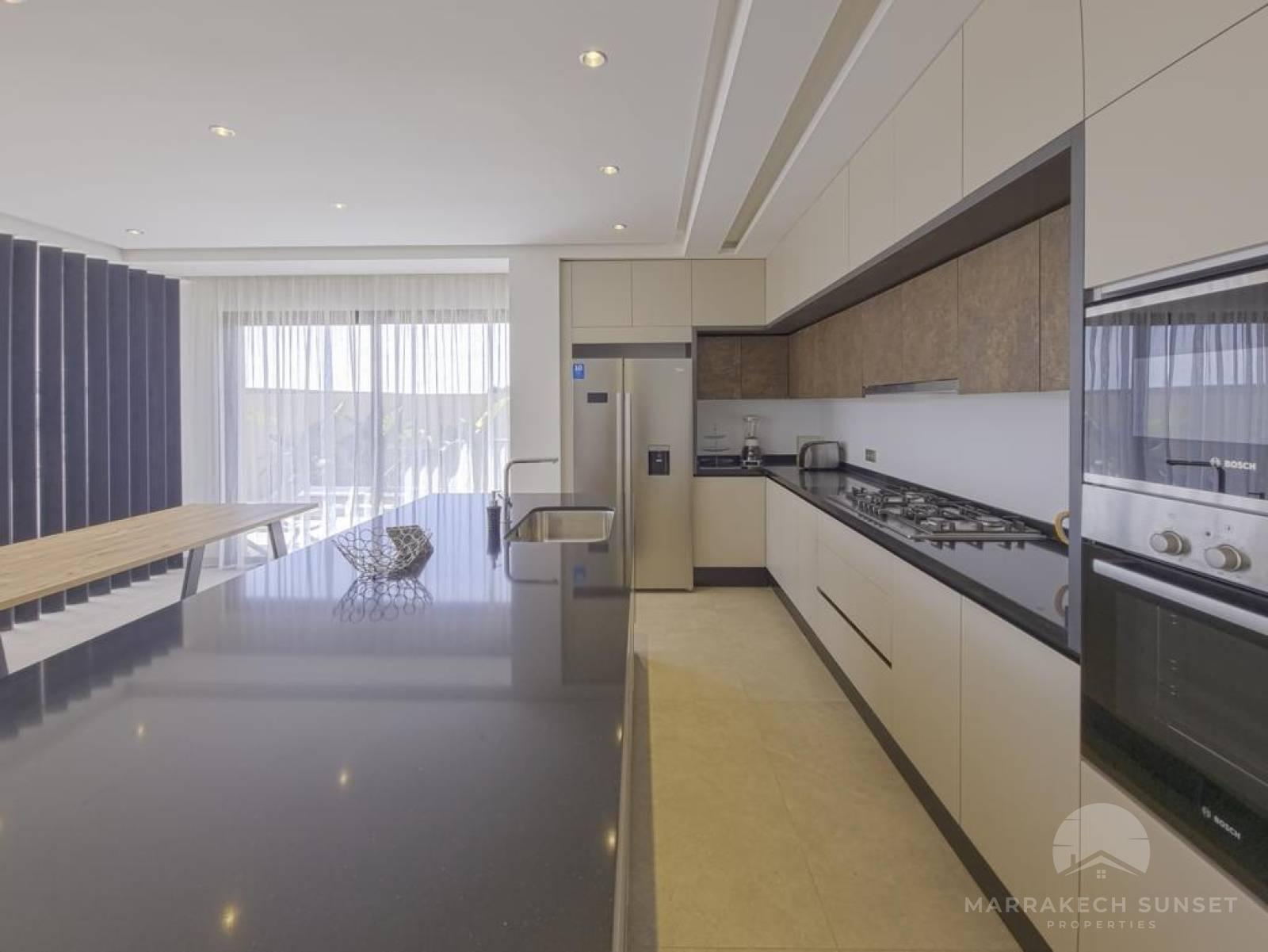 Beautiful Furnished Villa for Long-Term Rent in Amelkis Golf Residence, Marrakech