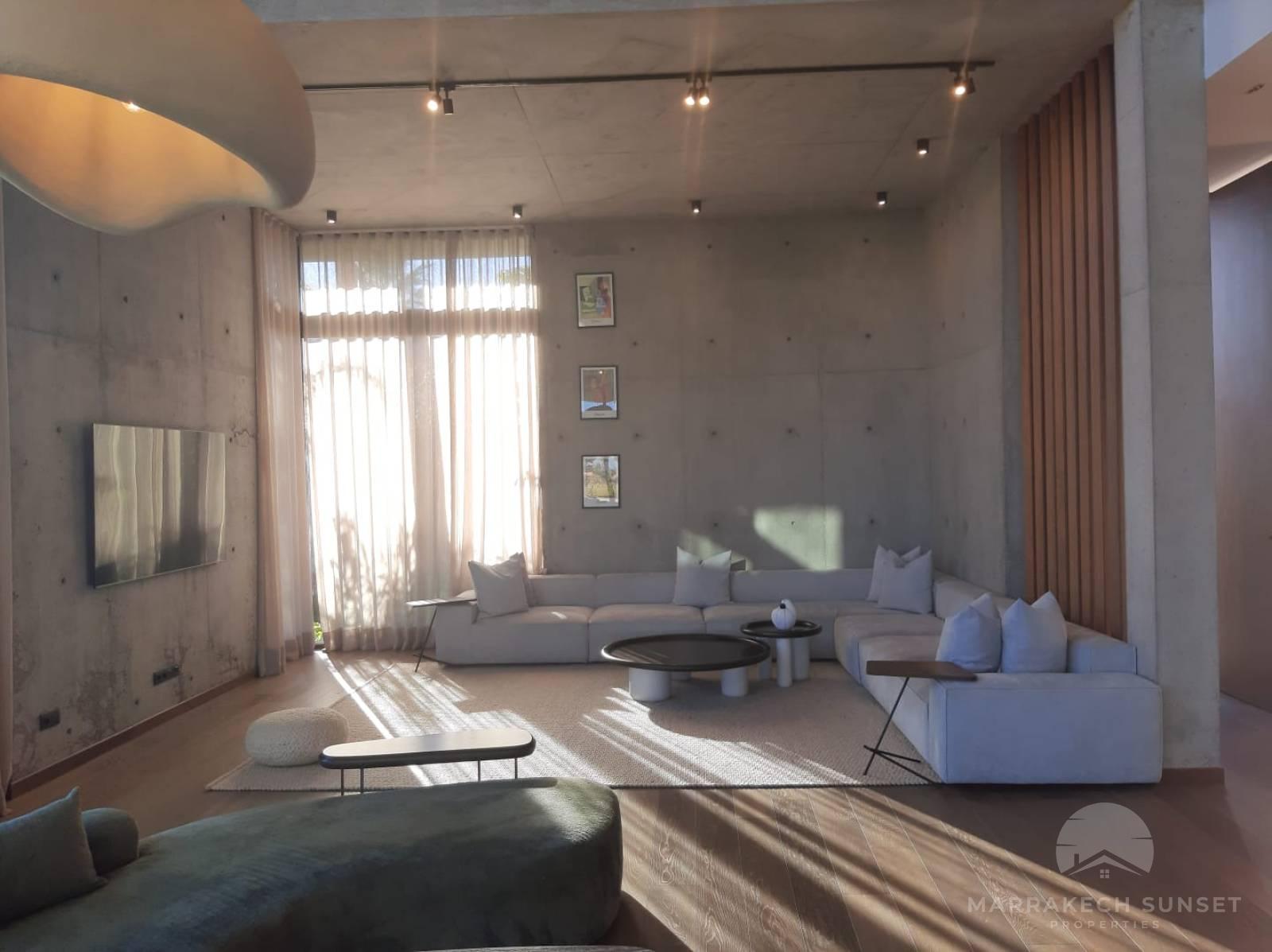 Luxury Contemporary Villa for sale front line Golf Marrakech