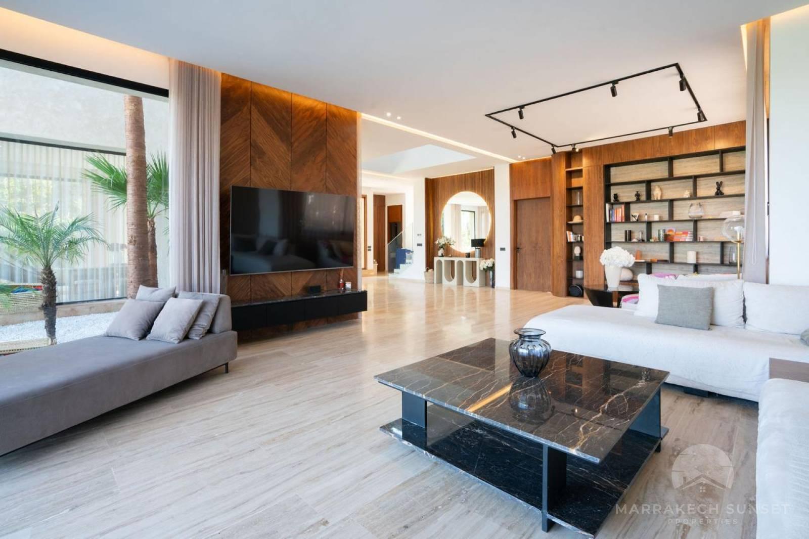 Luxury Front Golf Villa for Long-Term Rental in a Prestigious Residence – Marrakech