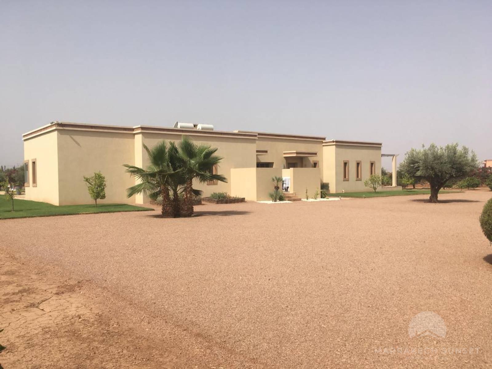 beautiful villa for sale with a panoramic views of atlas marrakech