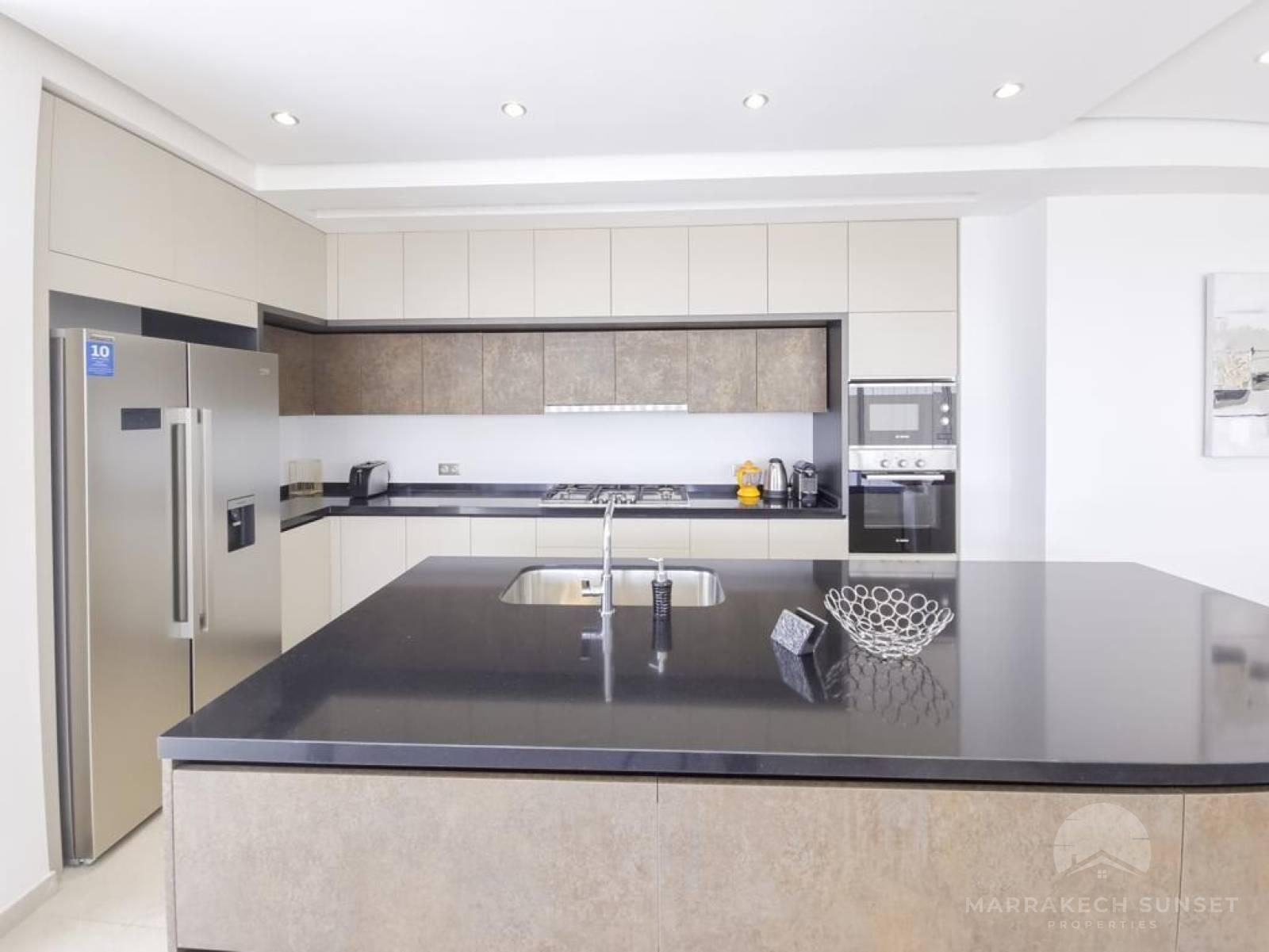 Beautiful Furnished Villa for Long-Term Rent in Amelkis Golf Residence, Marrakech