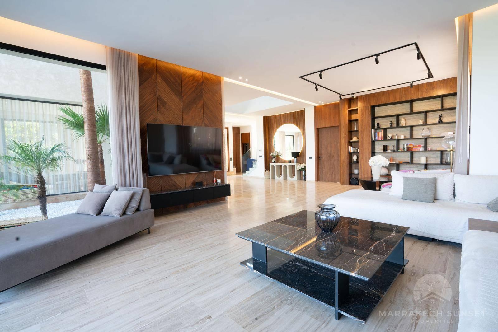 Front Golf Villa for Long-Term Rental in a Prestigious Golf Residence – Marrakech