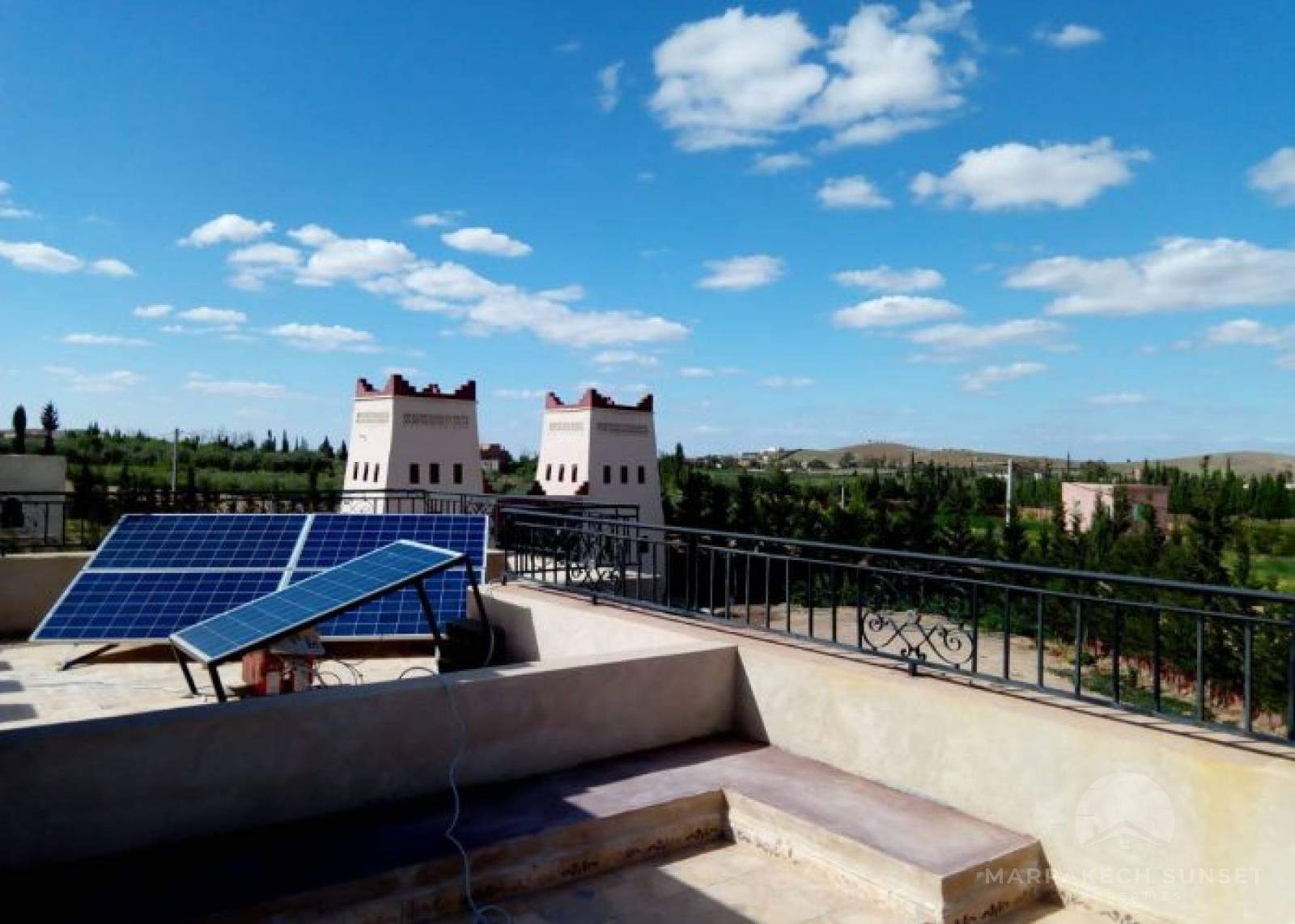 villa a vendre a marrakech de style berbère près d’un golf