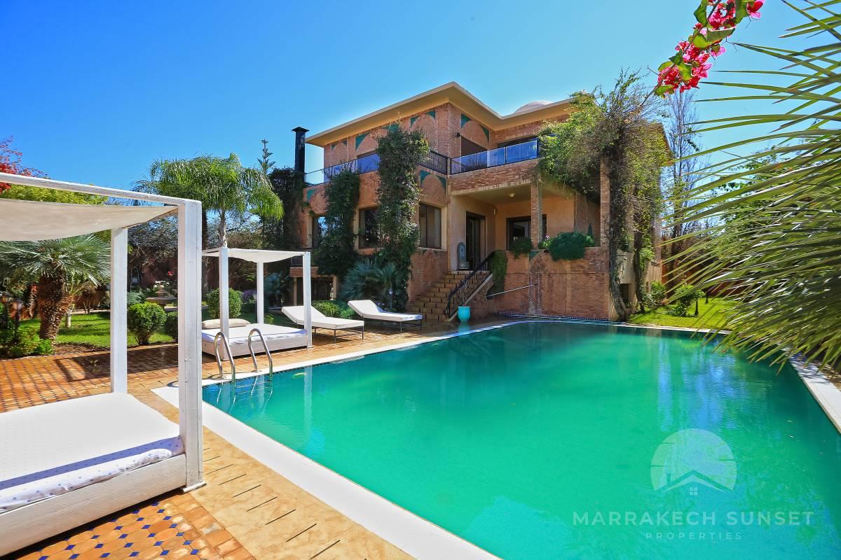 8 bedroom villa for sale Marrakech Amelkis golf club