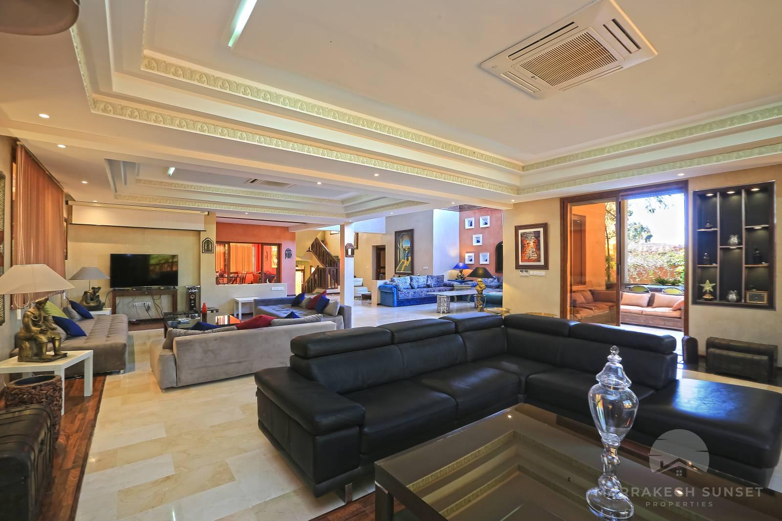 8 bedroom villa for sale Marrakech Amelkis golf club