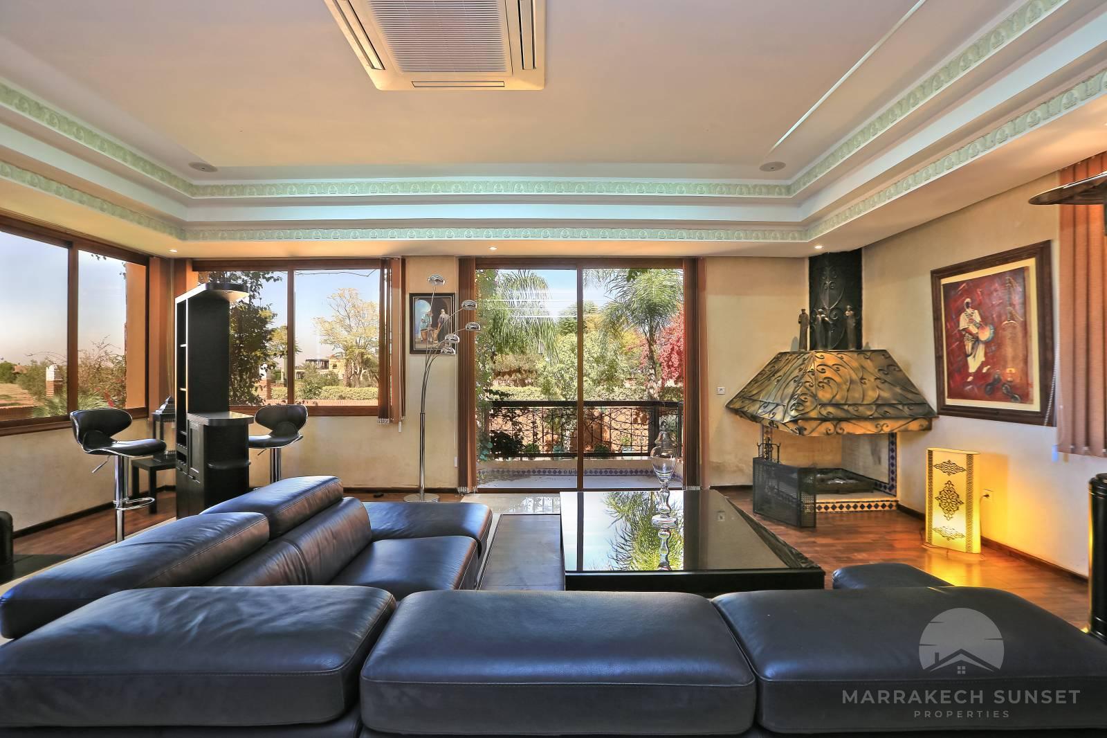 8 bedroom villa for sale Marrakech Amelkis golf club