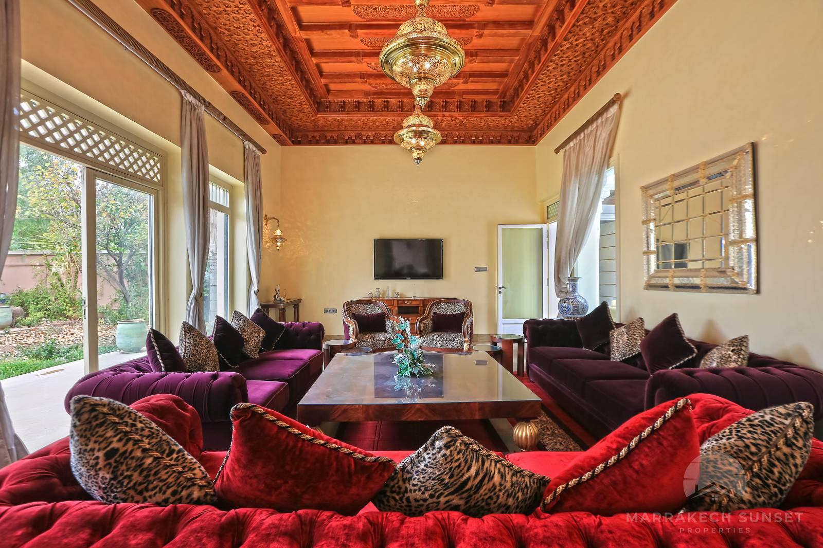 Villa de luxe à vendre Marrakech au cœur de la résidence du Four Seasons 