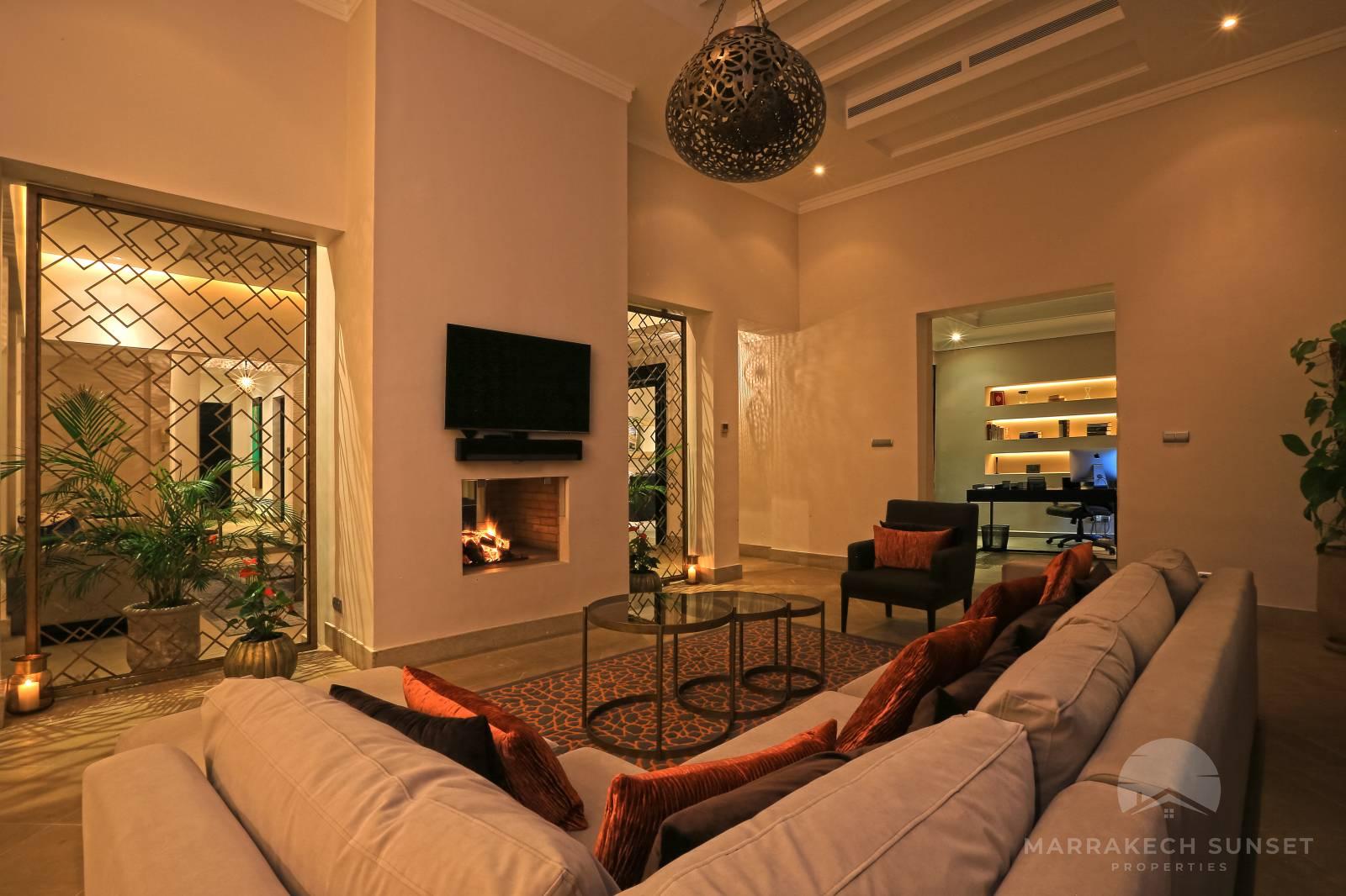 Superbe villa de style Riad à vendre Marrakech au coeur du Four Seasons Resort