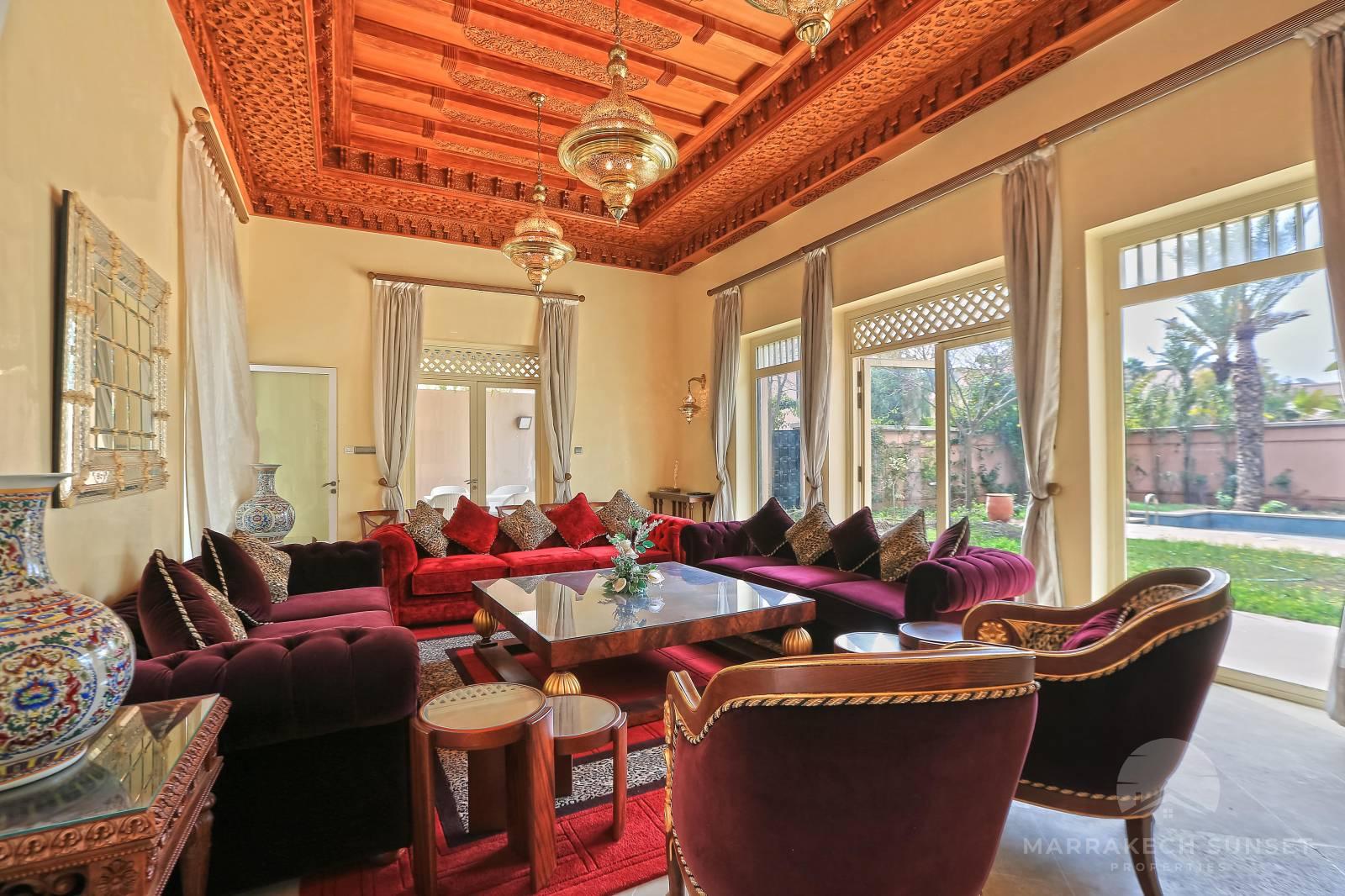 Luxury villa for sale in the residential Four Seasons Resort Marrakech