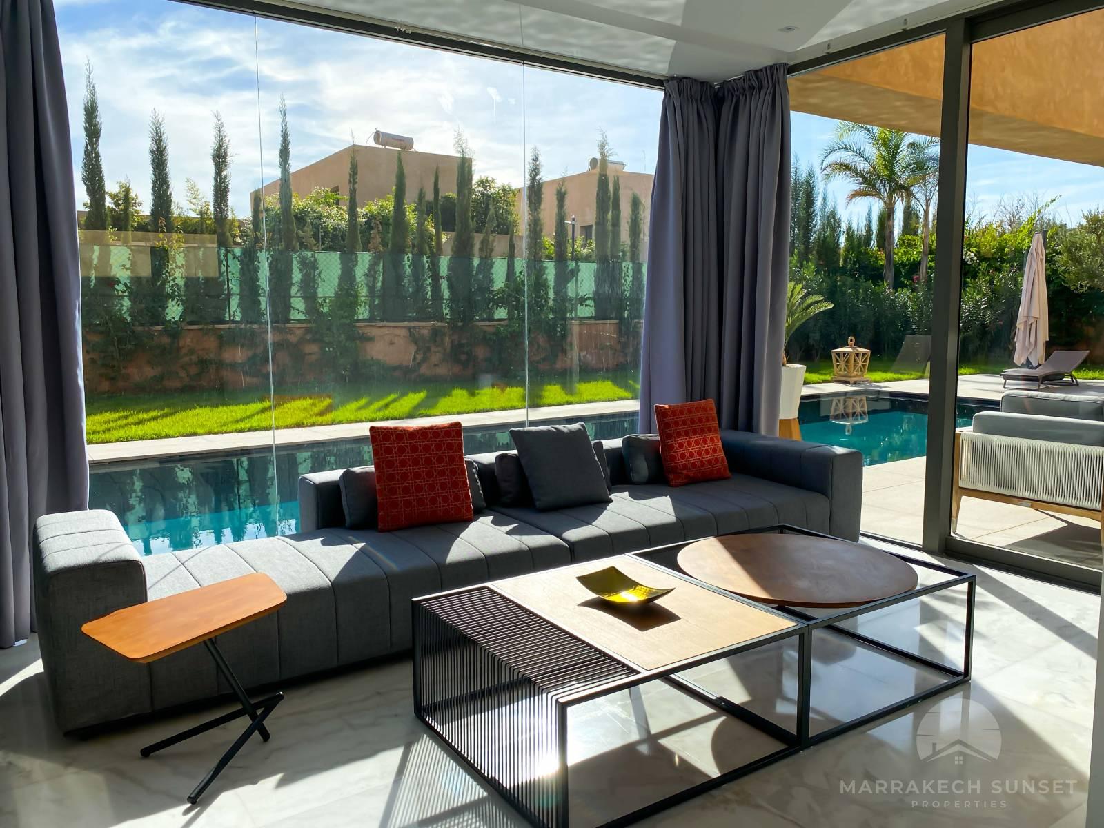 Villa de luxe a vendre a Marrakech de 5 chambres dans un domaine privé