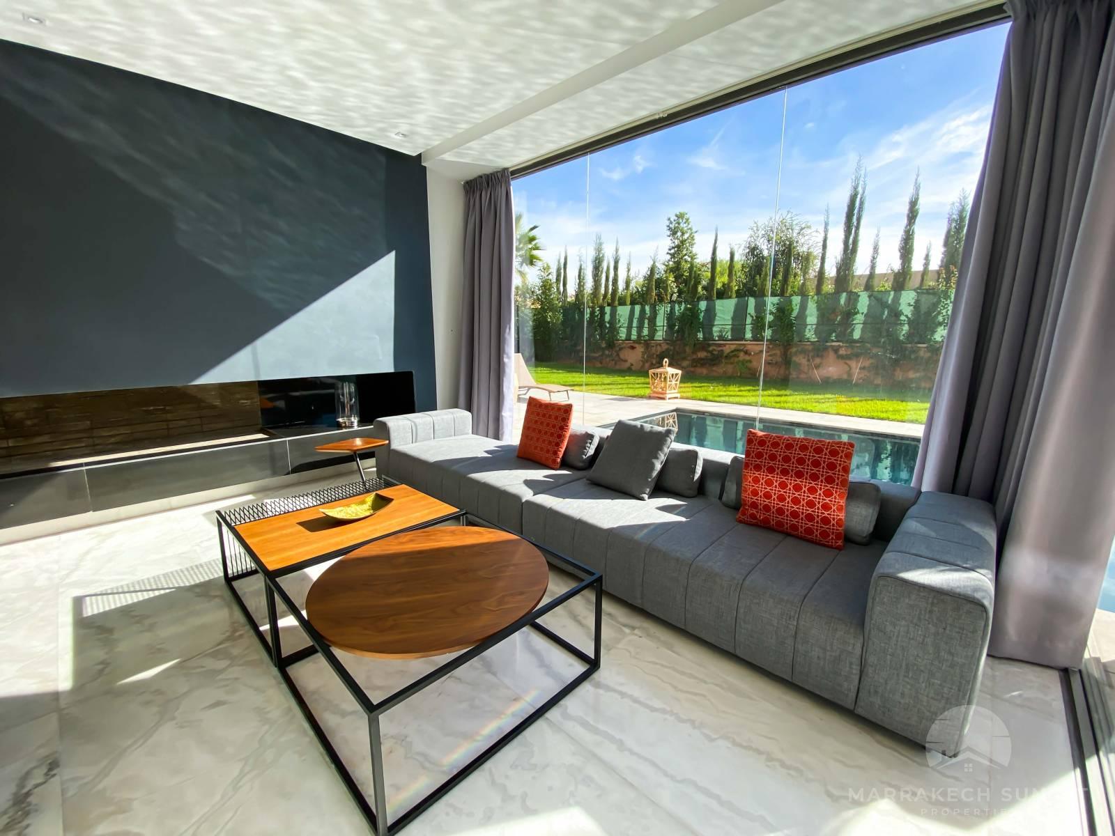 Villa de luxe a vendre a Marrakech de 5 chambres dans un domaine privé