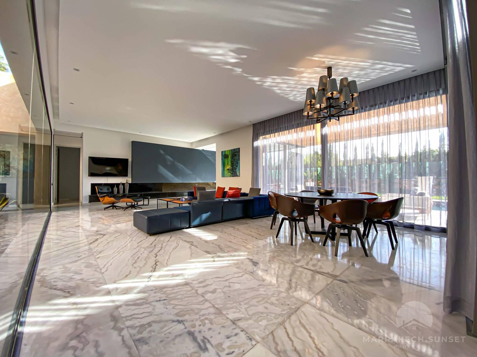 Villa de luxe a vendre a Marrakech de 5 chambres dans un domaine privé