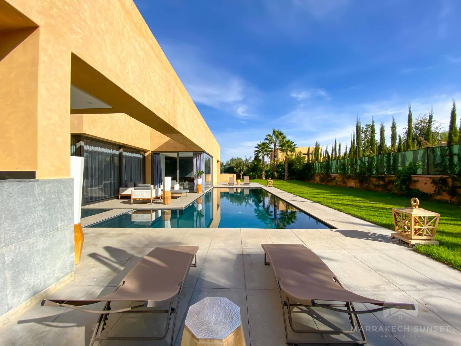 Premium 5 bedroom Luxury villa for sale in a private domain Marrakech