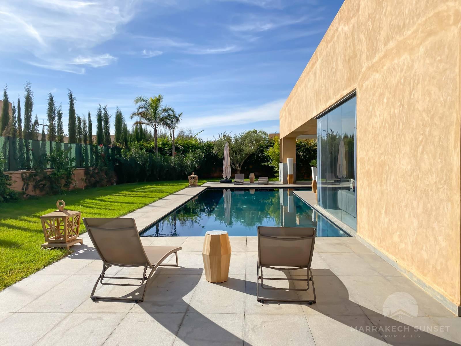 Villa de luxe a vendre a Marrakech de 5 chambres dans un domaine privé