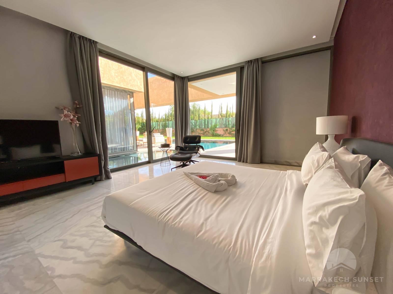 Villa de luxe a vendre a Marrakech de 5 chambres dans un domaine privé