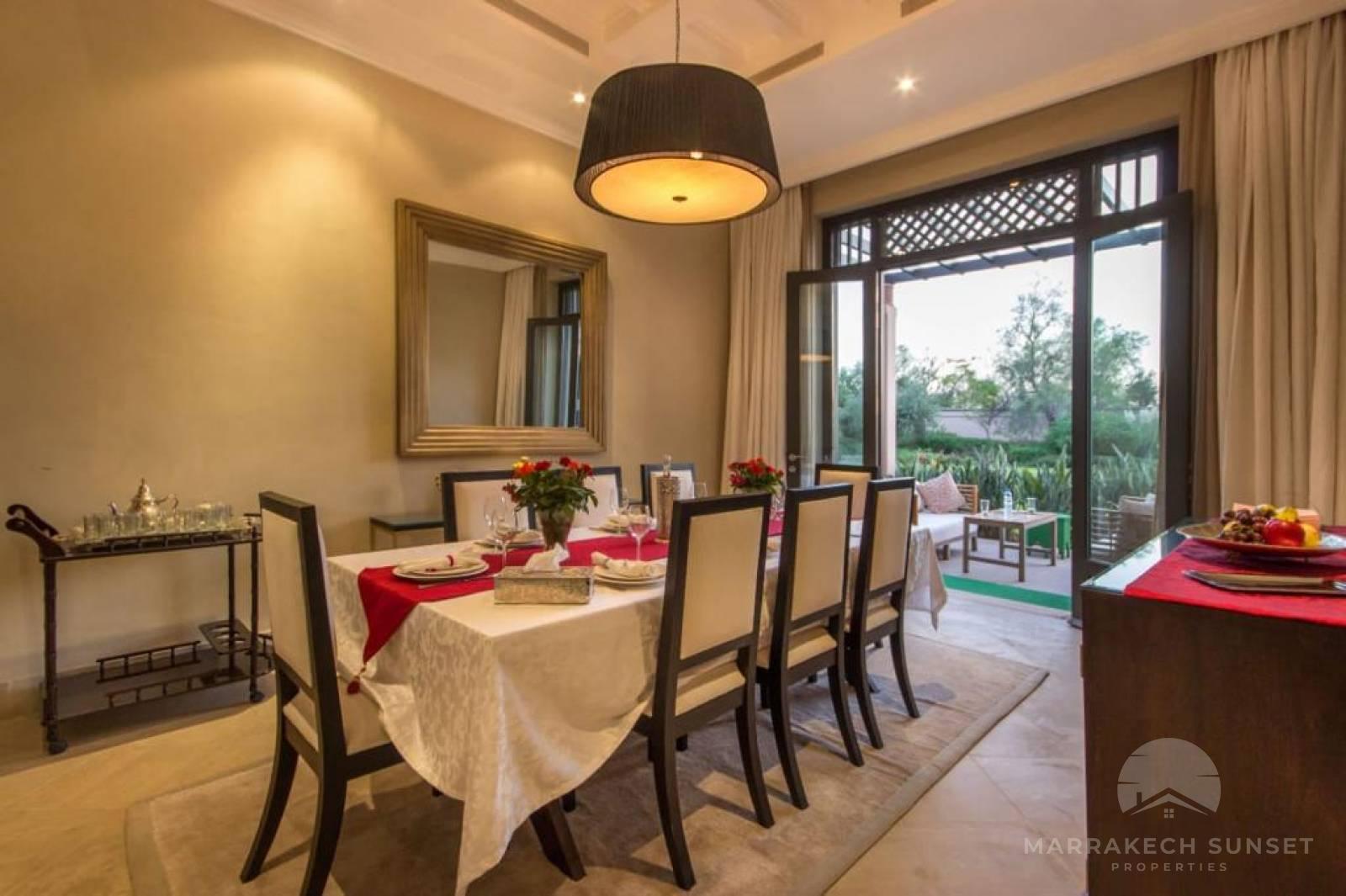 Villa De Luxe a Louer a Marrakech dans un complexe résidentiel 