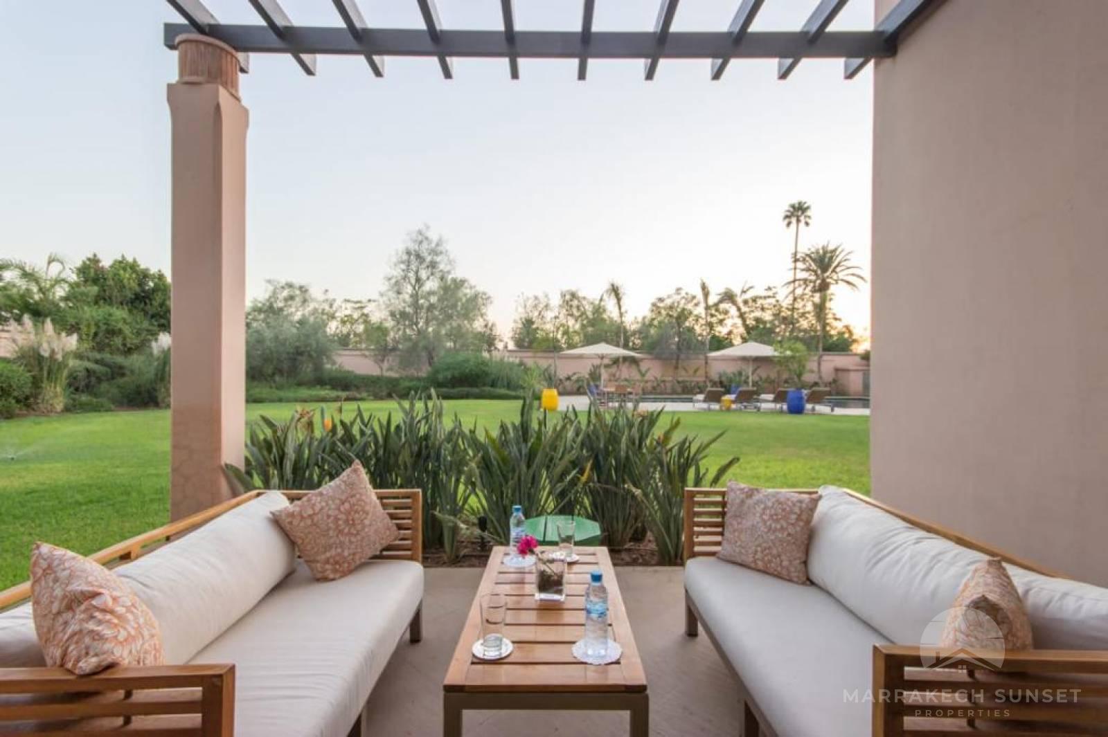 Villa De Luxe a Louer a Marrakech dans un complexe résidentiel 
