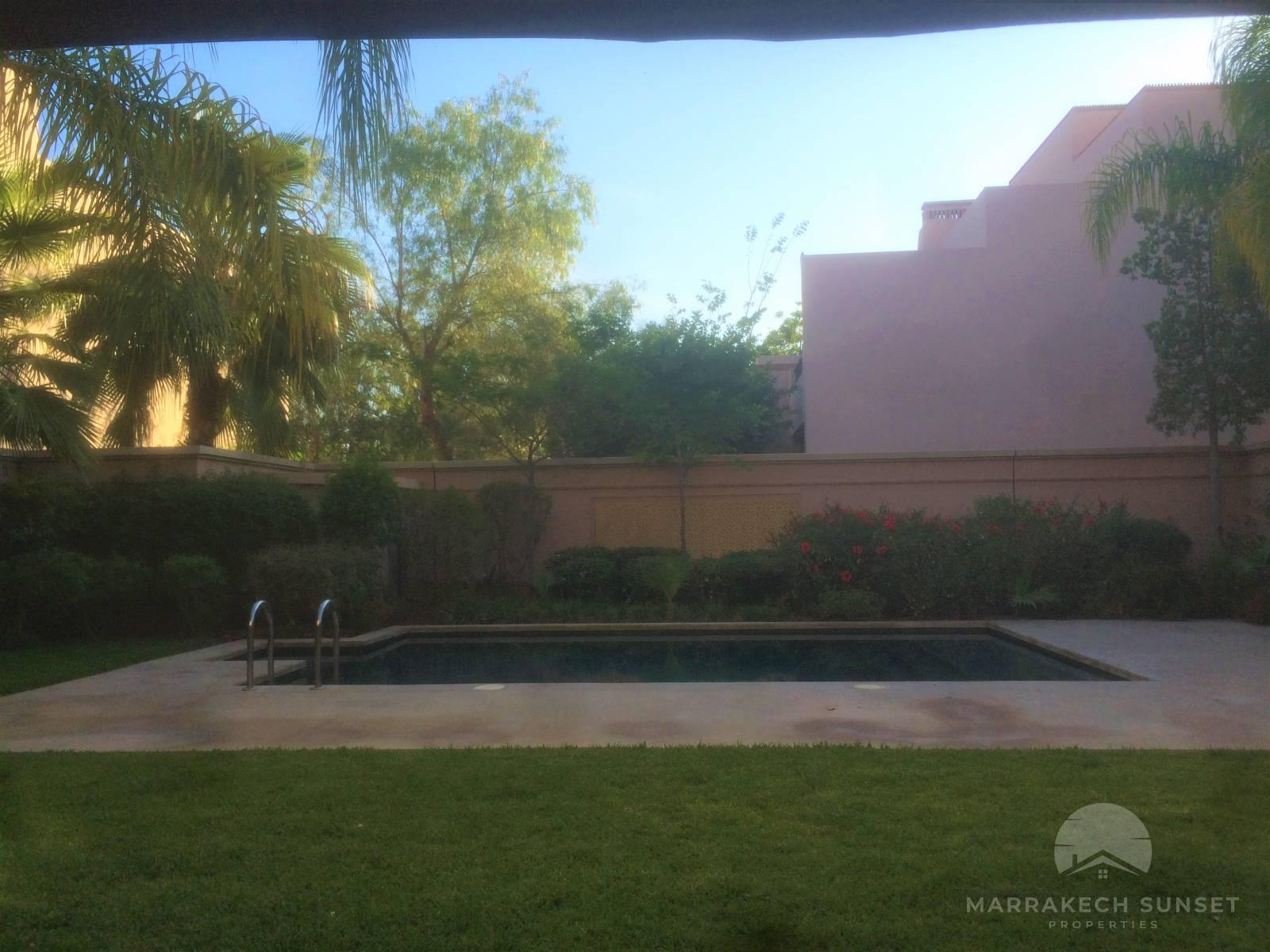 Une villa de luxe exceptionnelle à louer à Marrakech proche de M avenue