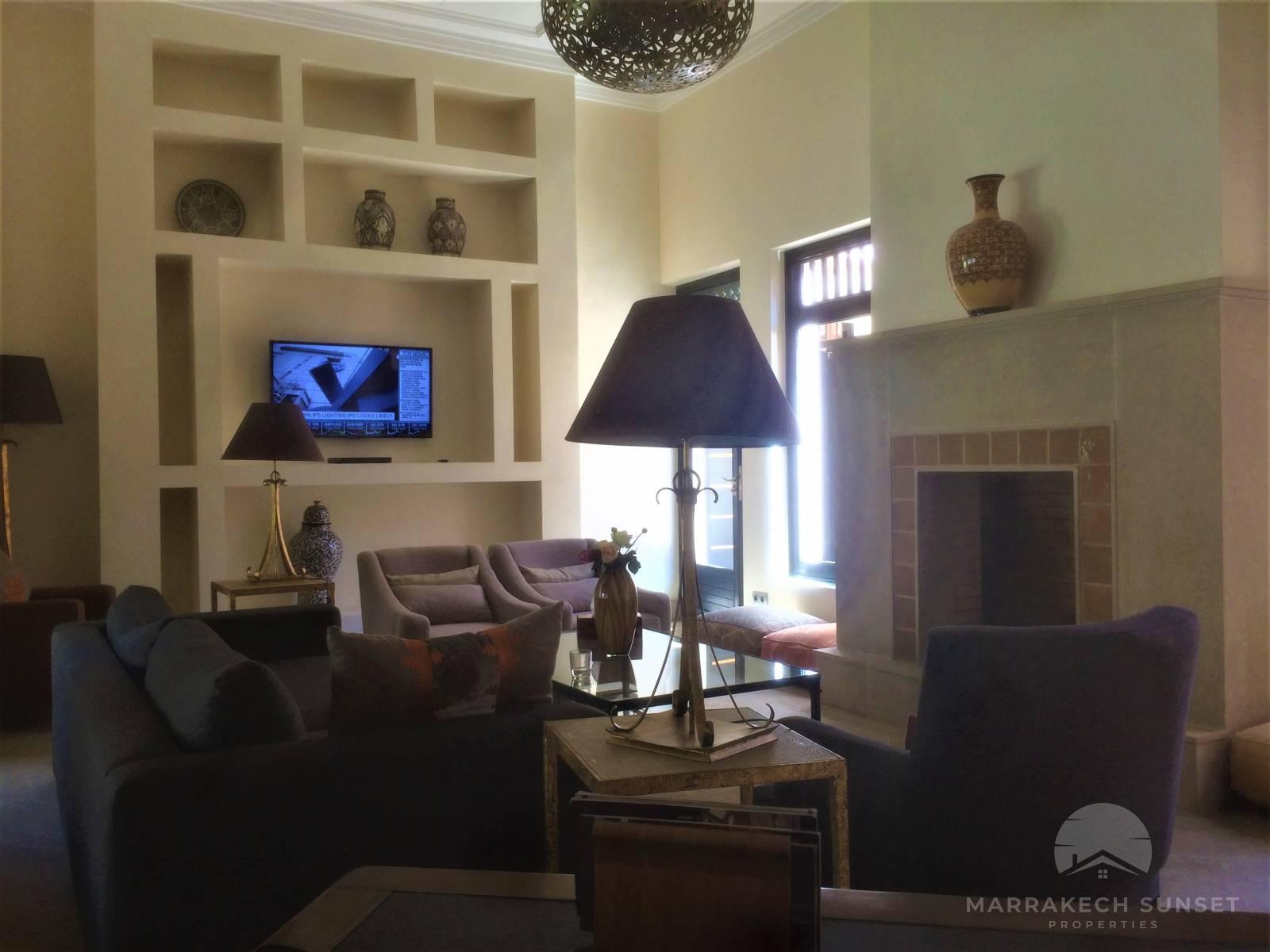 Une villa de luxe exceptionnelle à louer à Marrakech proche de M avenue