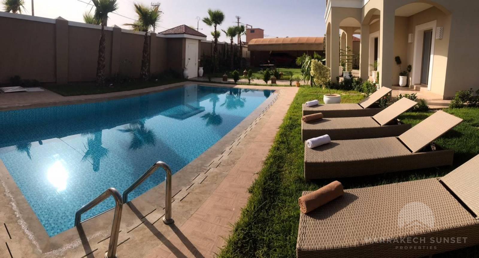 Villa de luxe à vendre à Marrakech proche du Golf de Fairmont Royal Palm Marrakech 