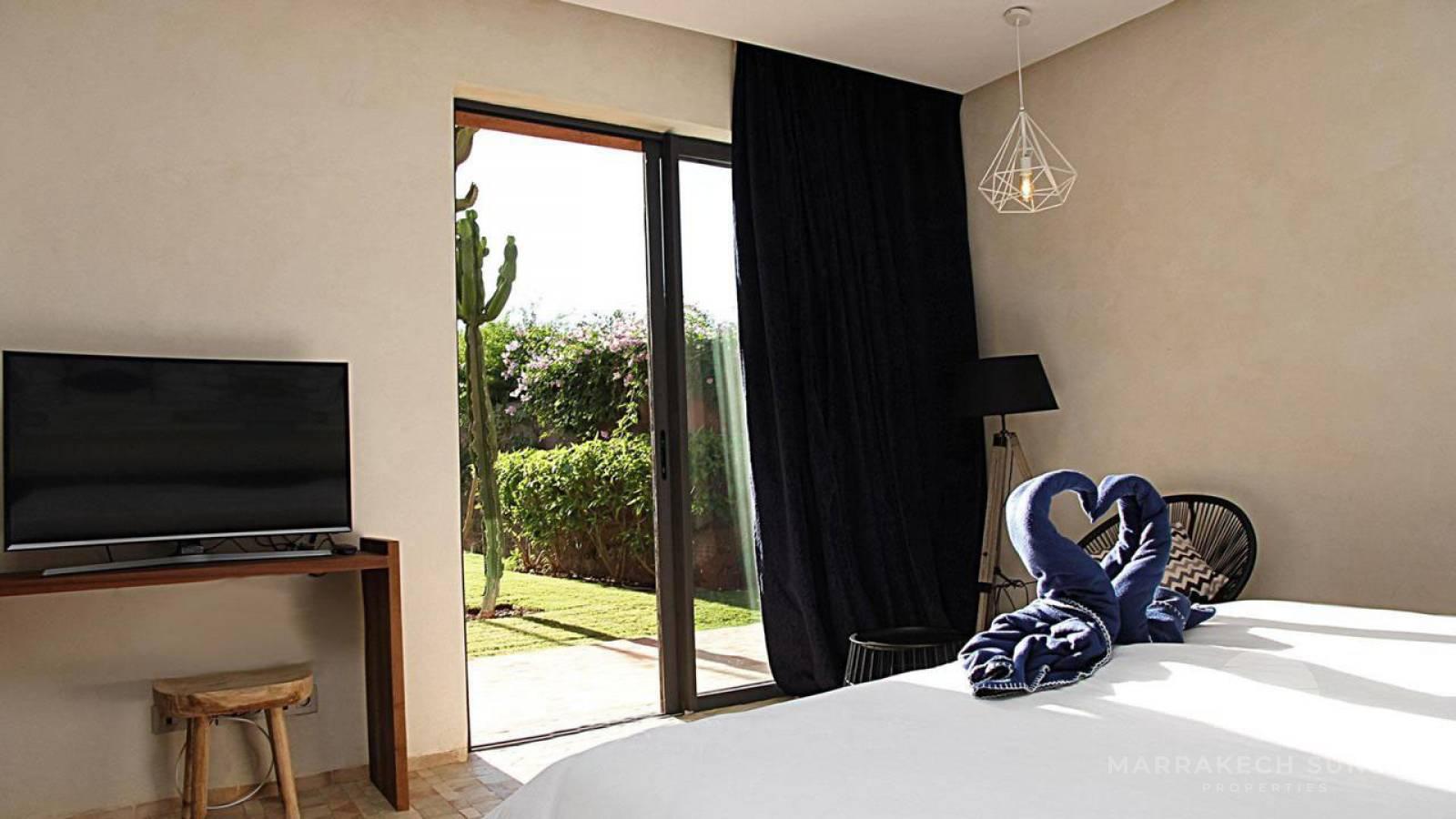 villa de luxe à vendre à Marrakech située sur le prestigieux complexe résidentiel & de golf Fairmont Royal Palm.
