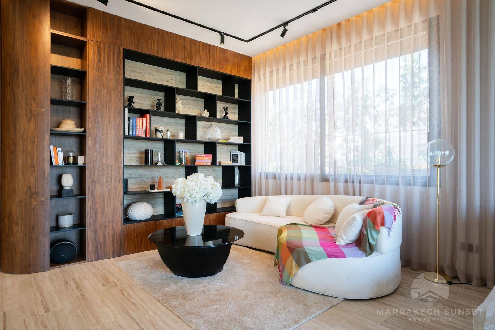 Front Golf Villa for Long-Term Rental in a Prestigious Golf Residence – Marrakech